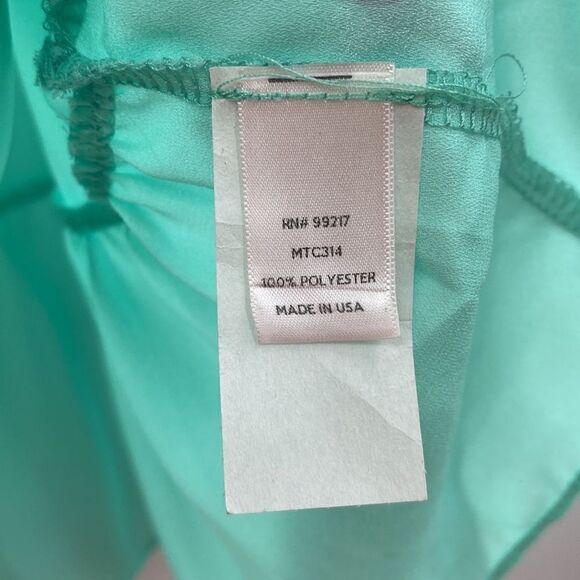 3For$20 Charming Charlie Teal NWT Off shoulder Blouse size Small - Picture 5 of 7